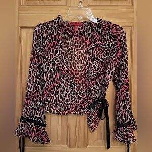 Betsey Johnson Animal Print Top